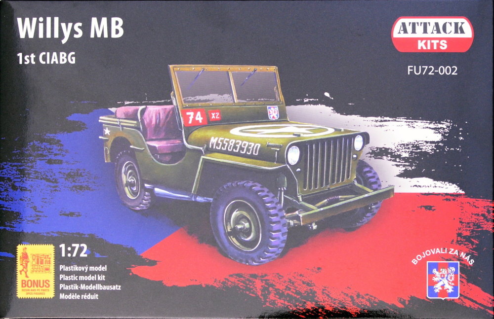 1/72 Willys MB 1st CIABG (incl. 3 fig.,PE&decals)