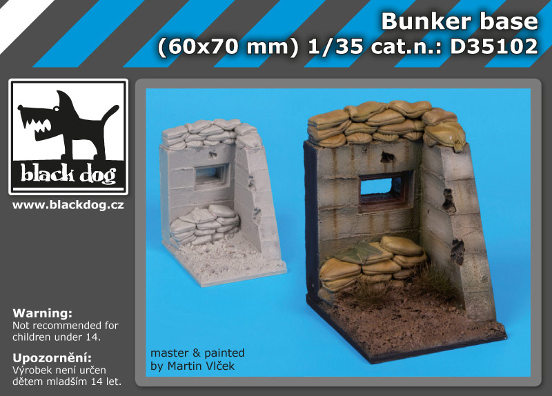 1/35 Bunker base (60x70 mm)