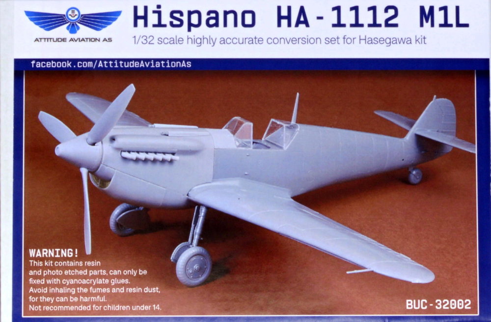 1/32 Hispano HA-1112 M1L conversion set (HAS)