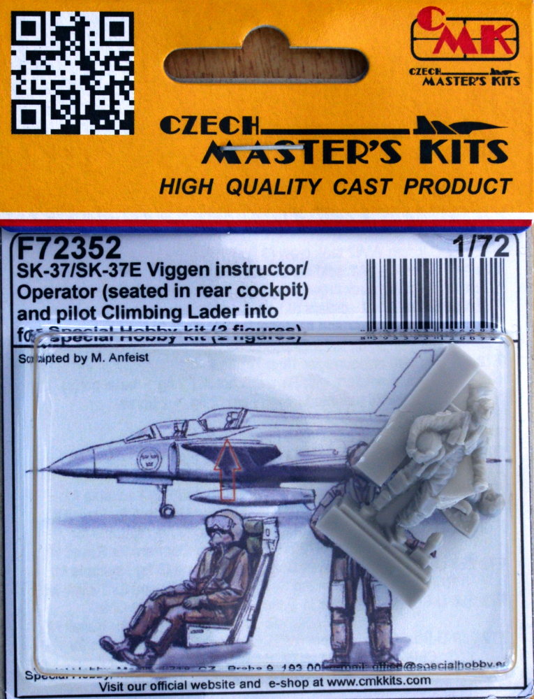 1/72 SK-37/SK-37E Viggen Operator&Pilot (2 fig.)