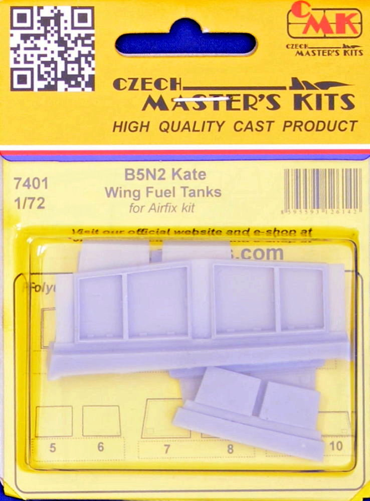 1/72 B5N2 Kate Wing Fuel Tanks (AIRFIX)