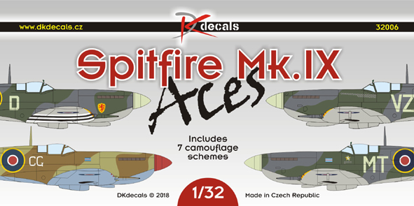 1/32 Spitfire Mk.IX ACES (7x camo)