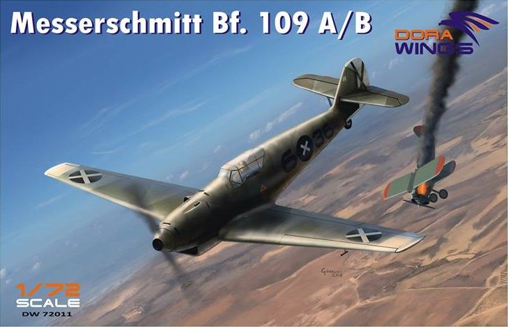 1/72 Messesrchmitt Bf 109 A/B (4x camo)