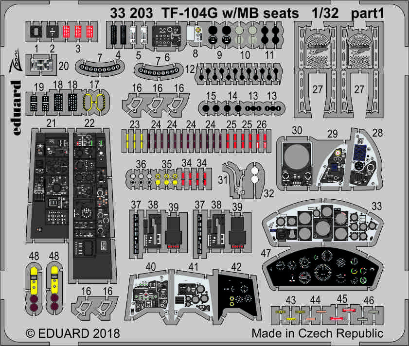 1/32 TF-104G w/MB seats (ITA)