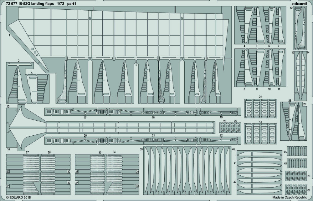 SET B-52 landing flaps (MODELC.)