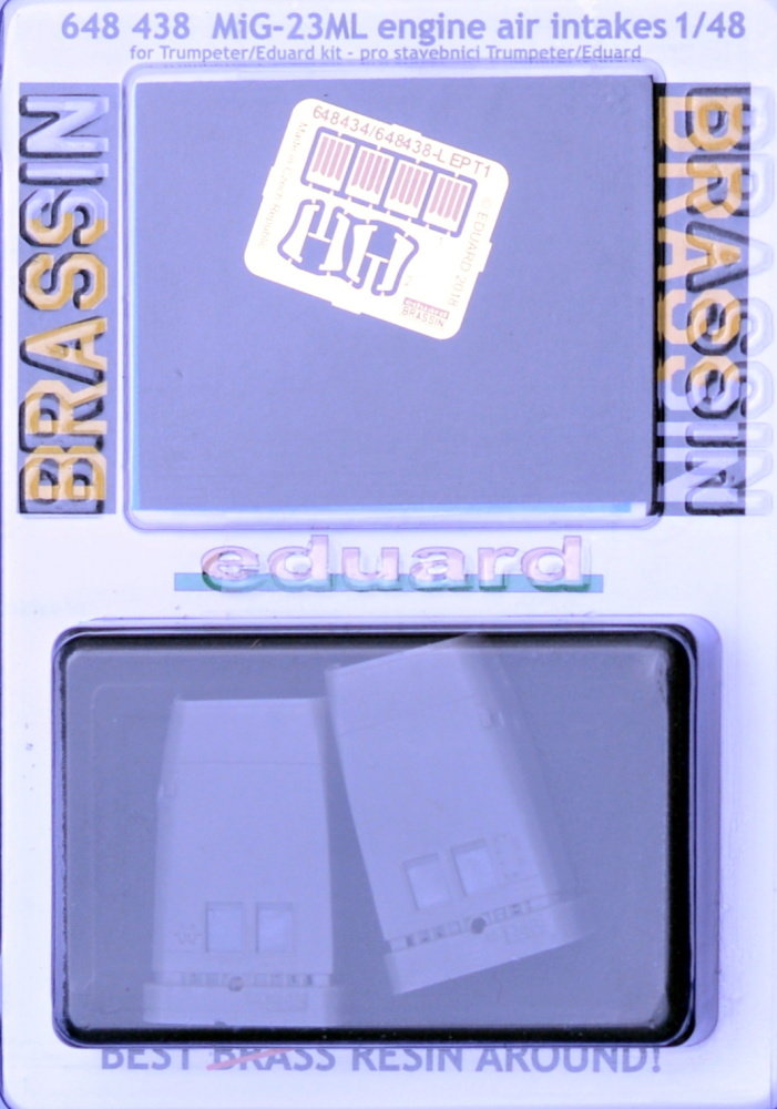 BRASSIN 1/48 MiG-23ML engine air intakes (EDU/TRU)