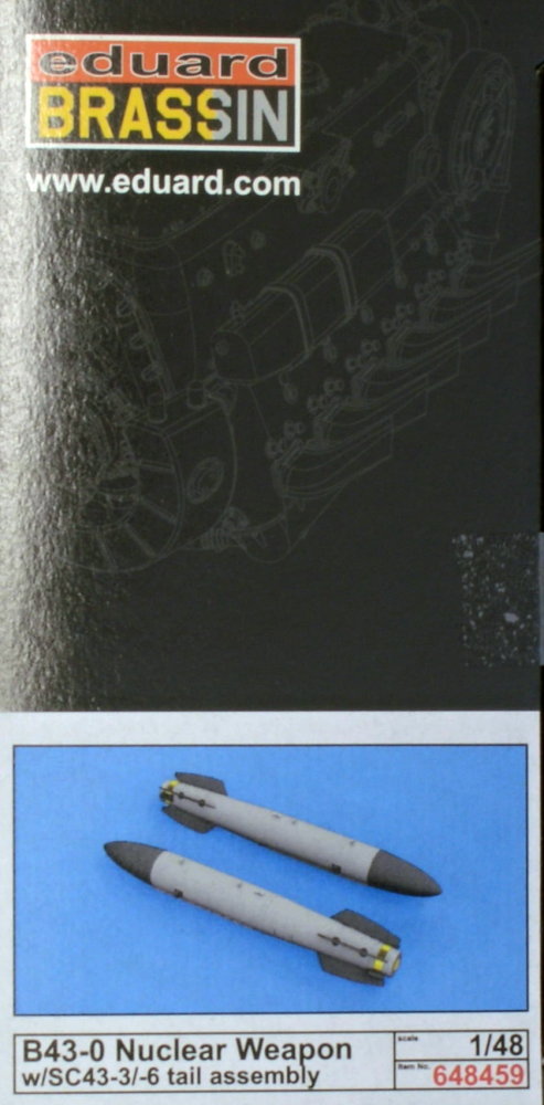 BRASSIN 1/48 B43-0 Nuclear Weapon w/ SC43-3/-6 tai