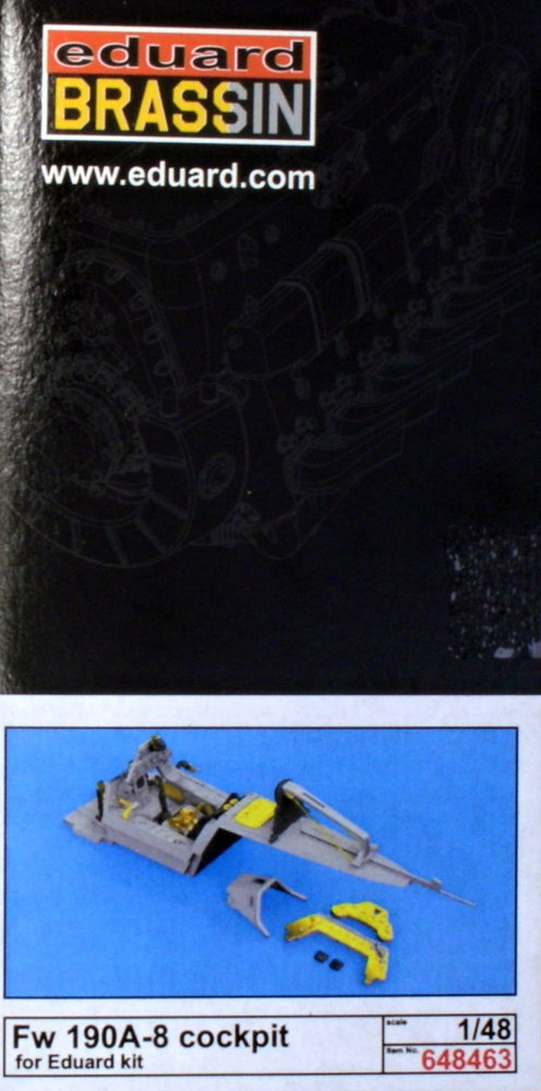 BRASSIN 1/48 Fw 190A-8 cockpit (EDU)
