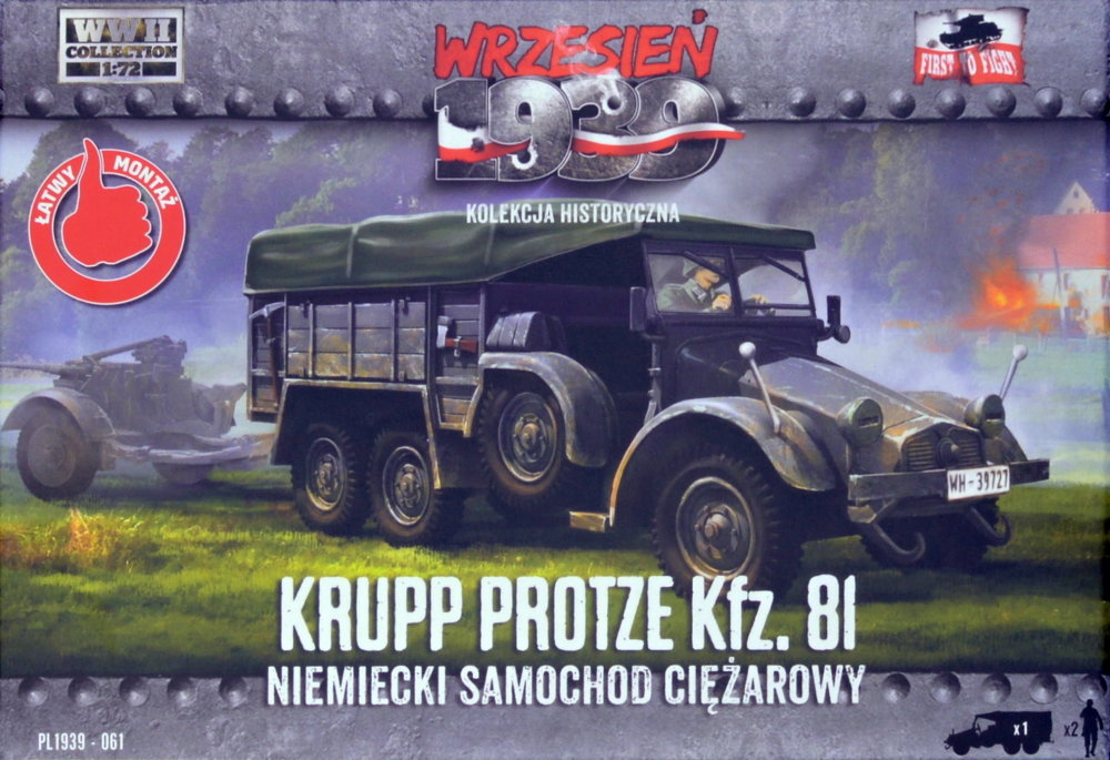 1/72 Krupp Protze Kfz.81 (incl. 2 fig.)
