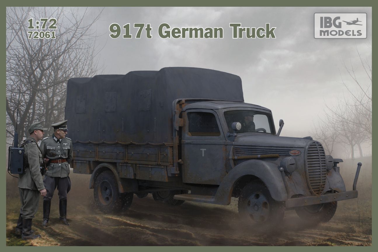 1/72 917t German Truck (with canvas)