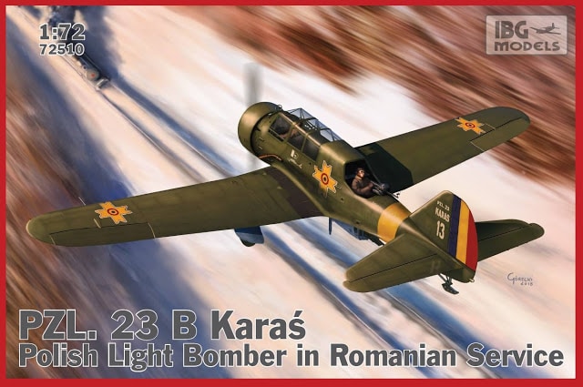 1/72 PZL.23B Karas in Romanian Service (6x camo)