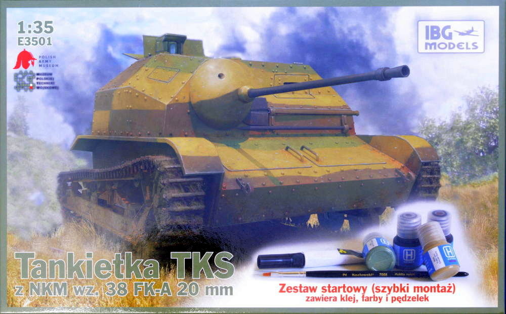1/35 TKS Tankette w/ wz.38 FK-A 20mm (Start Pack)