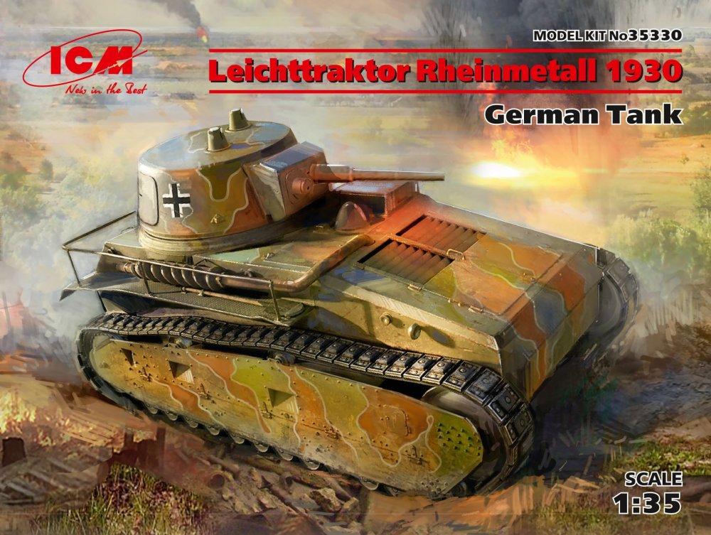 1/35 Leichttraktor Rheinmetall 1930, German Tank