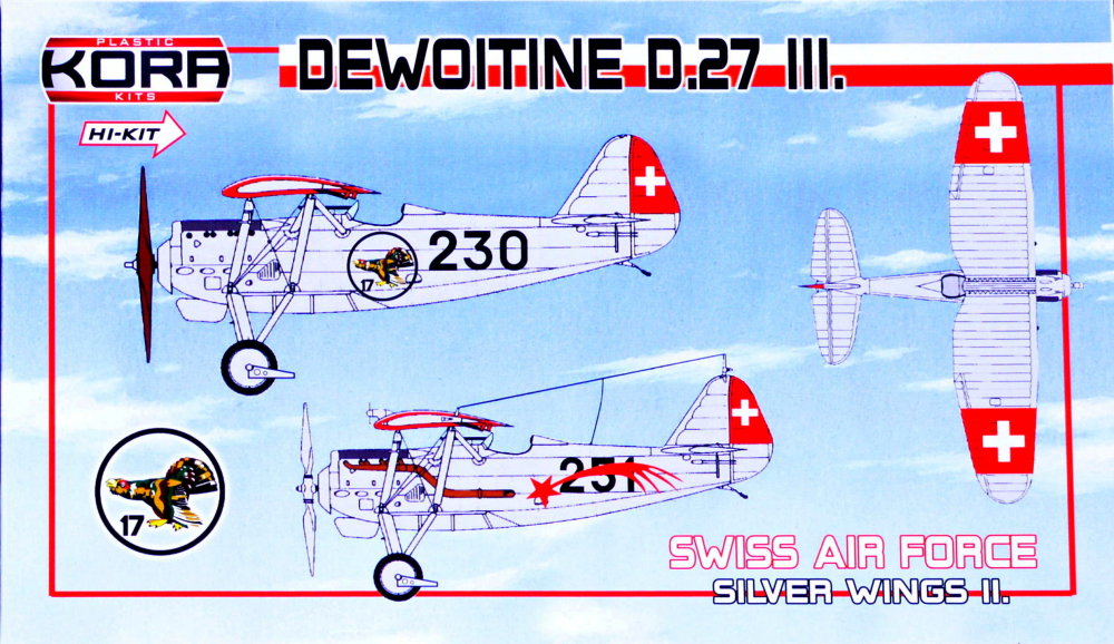 1/72 Dewoitine D.27 III. Swiss AF Silver Wings II.
