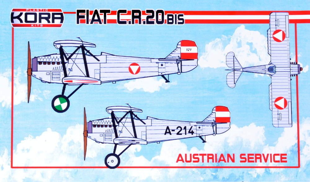 1/72 Fiat C.R.20 bis Austrian Service (5x camo)