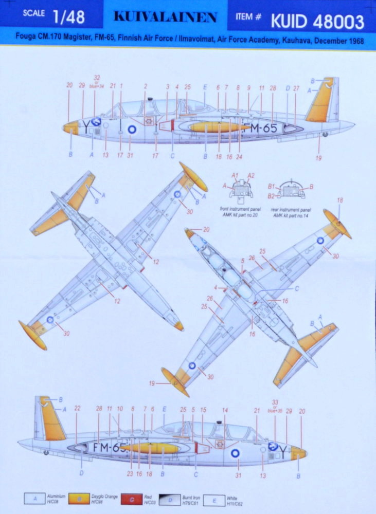 Revue MPm N°93 - Magazine Sur Avions Fouga Magister, Walther P-38 Et F-86 Sabre - Occasion