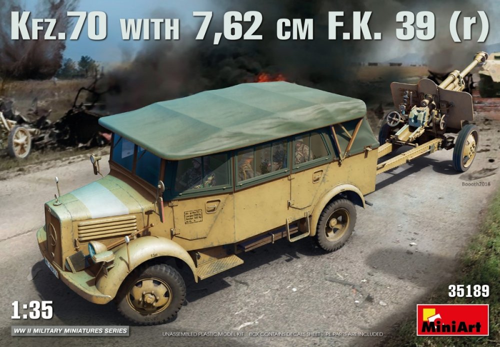 1/35 Kfz.70 with 7,62cm F.K. 39 (r)