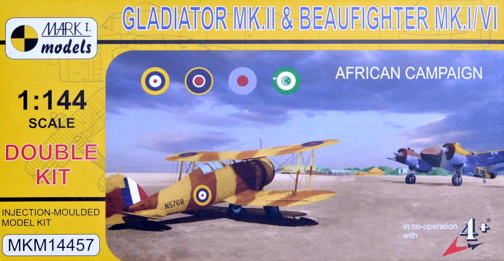 1/144 Gladiator Mk.II & Beaufighter Mk.I/VI Africa