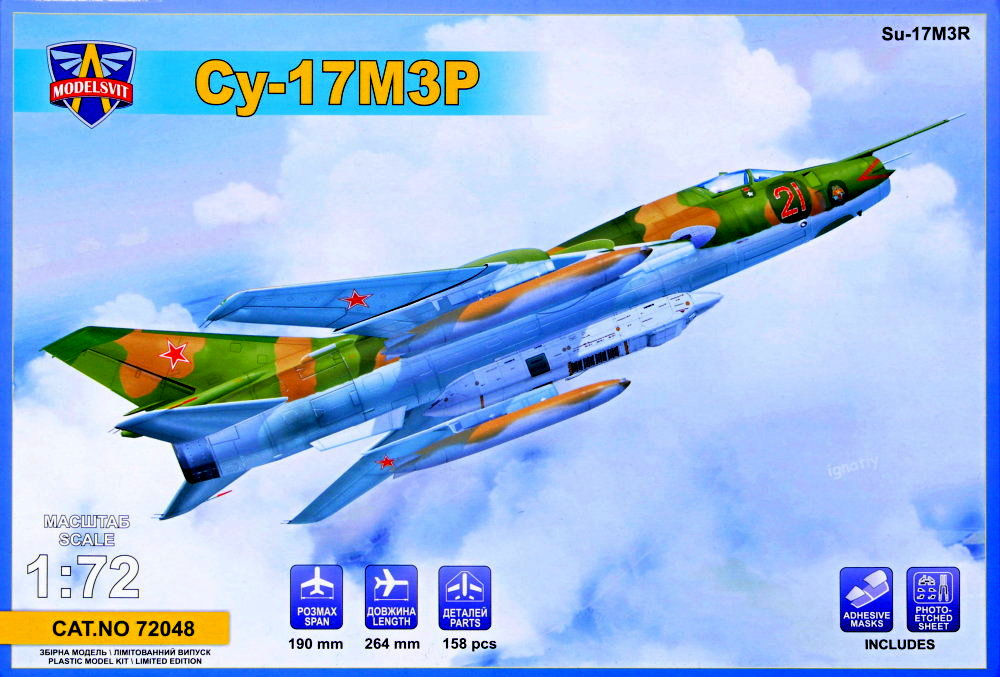 1/72 Sukhoi Su-17M3R Reconn. fighter with KKR pod