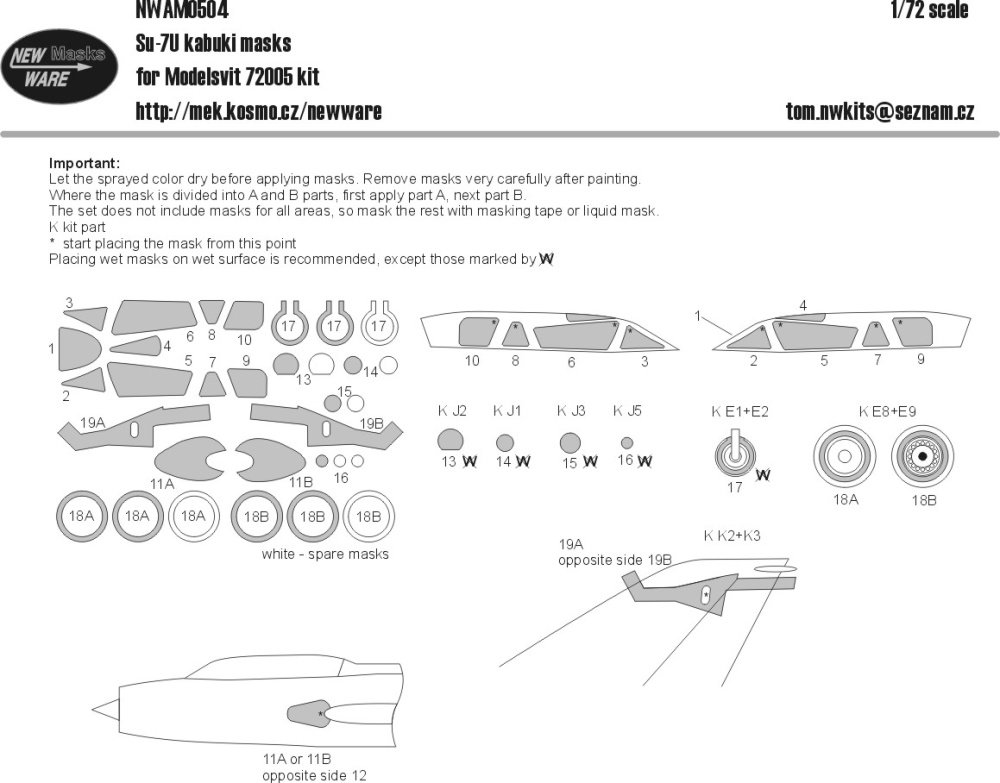 1/72 Mask Su-7U (MSVIT)