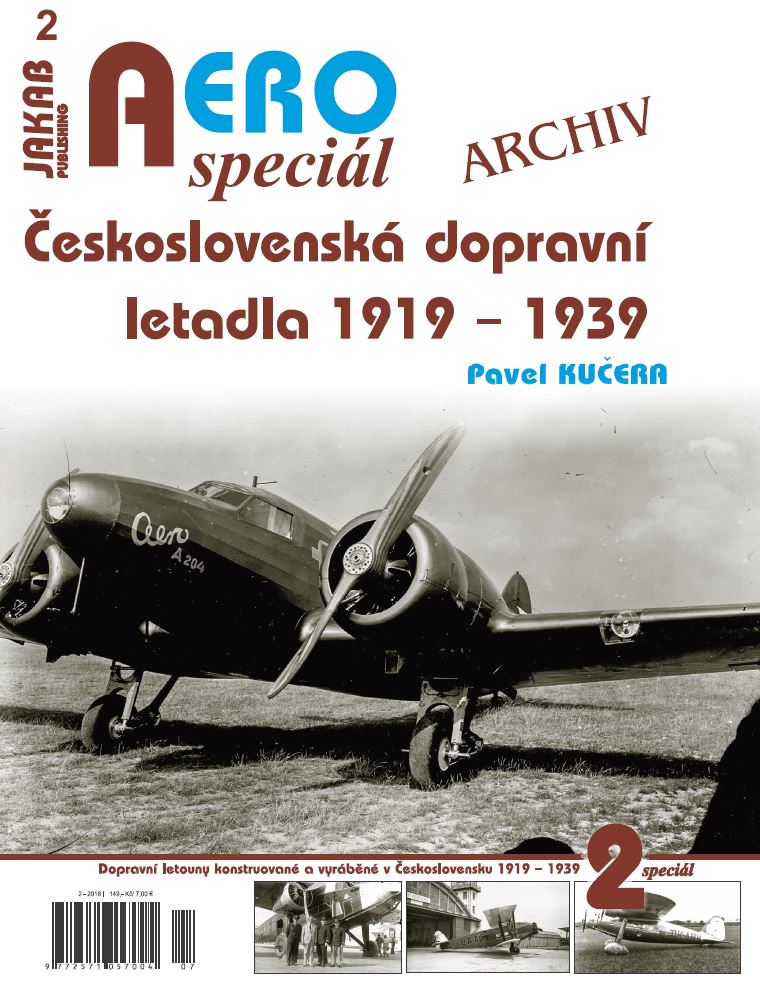 Publ. AERO SPECIAL CS Cargo Planes 1919-39 (CZ t.)