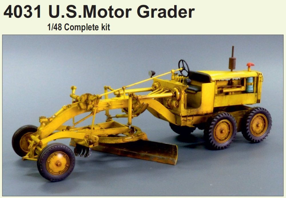 1/48 US Motor Grader (resin model, PE set & decal)