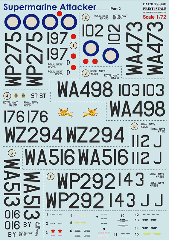 1/72 Supermarine Attacker Pt.2 (wet decals)