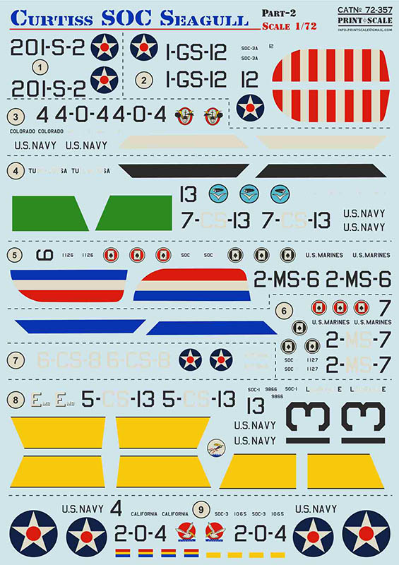 1/72 Curtiss SOC Seagull Pt.2 (wet decals)