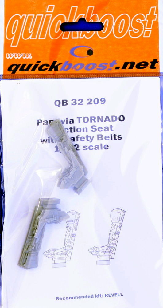 1/32 Panavia Tornado eject. seats w/ safety belts