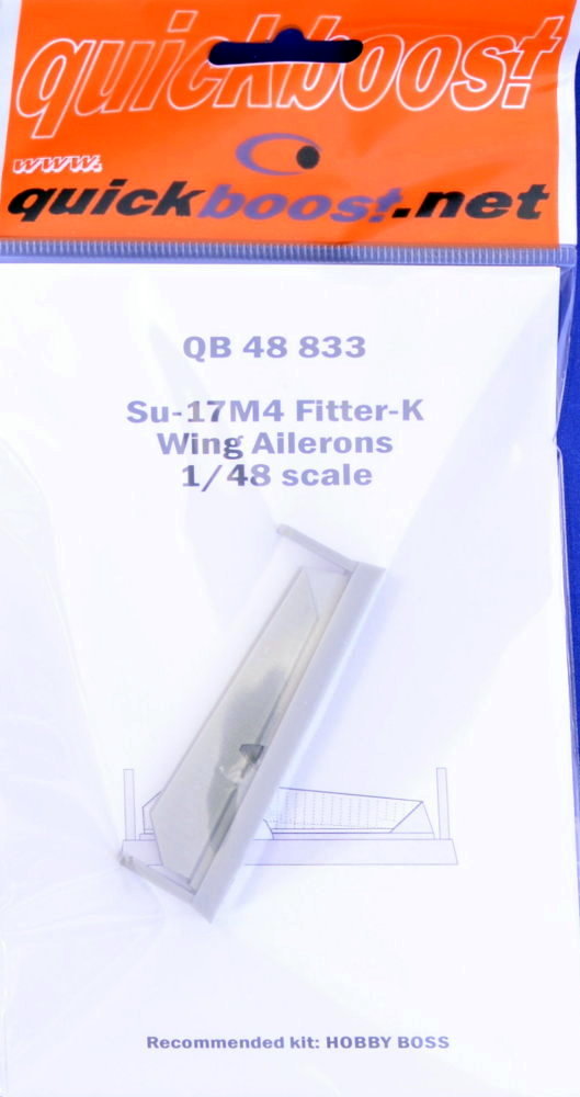 1/48 Su-17M4 Fitter-K wing ailerons (HOBBYB)