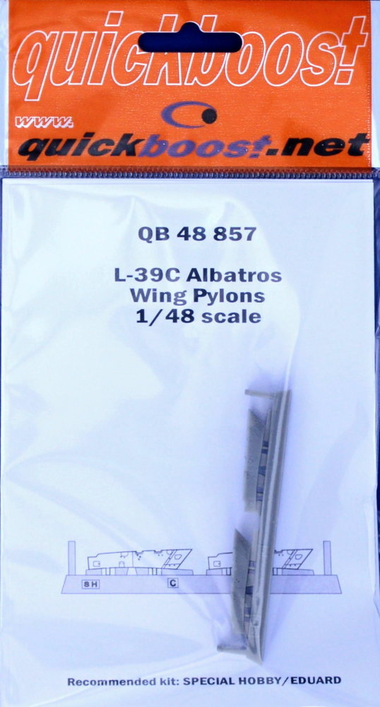 1/48 L-39C Albatros wing pylons (SP.HOB./EDU)