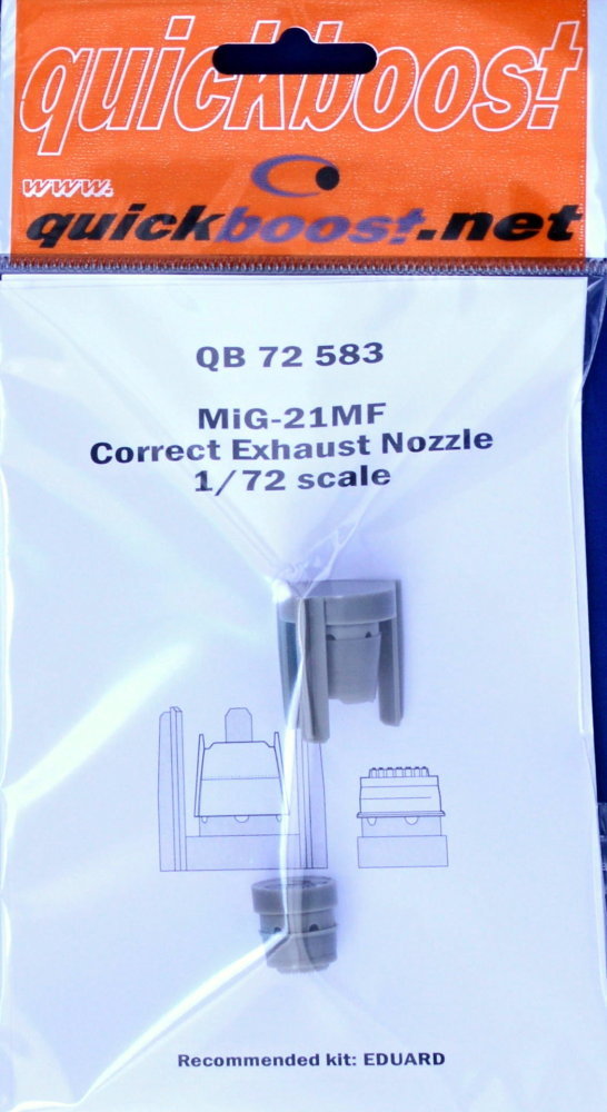 1/72 MiG-21MF correct exhaust nozzle (EDU)