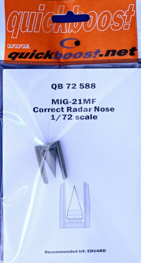 1/72 MiG-21MF correct radar nose (EDU)