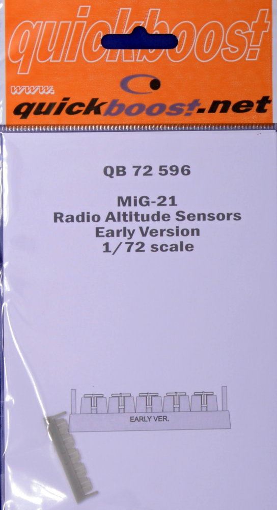 1/72 MiG-21 radio altitude sensors (early)