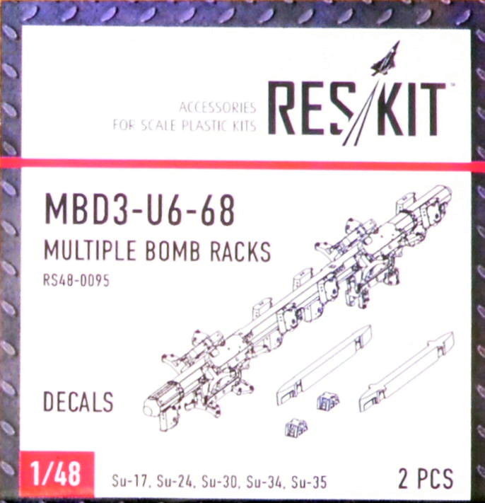 1/48 MBD3-U6-68 Multiple Bomb Racks (TRUMP,GWH)