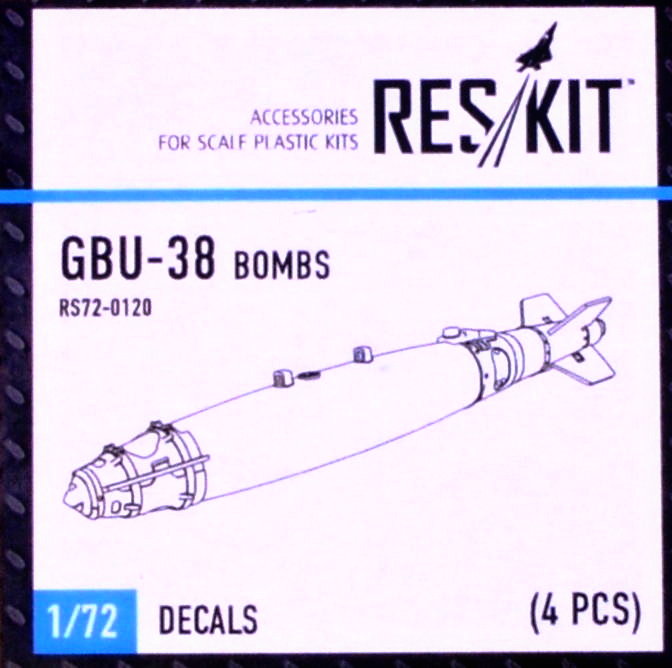 1/72 GBU 38 Bombs (4 pcs.)