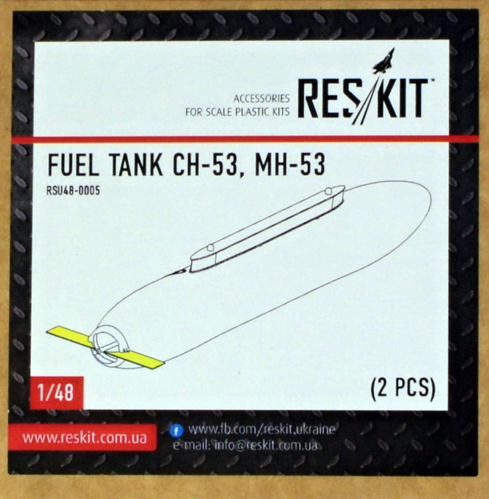 Refueling tube CH-53 1/48 ResKit RSU48-0035 MH-53 Resin Upgrade set