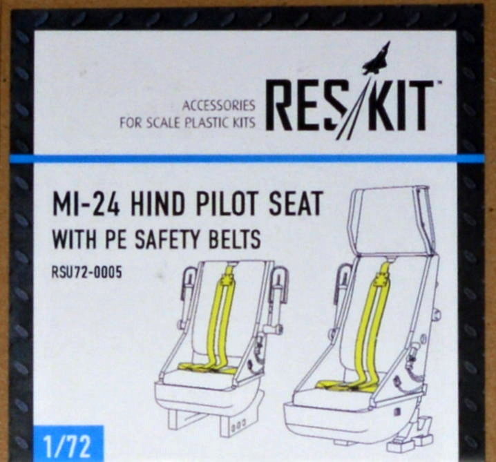 MODELIMEX Online Shop 1/72 Mi24 Hind Pilot seat with PE safety belts