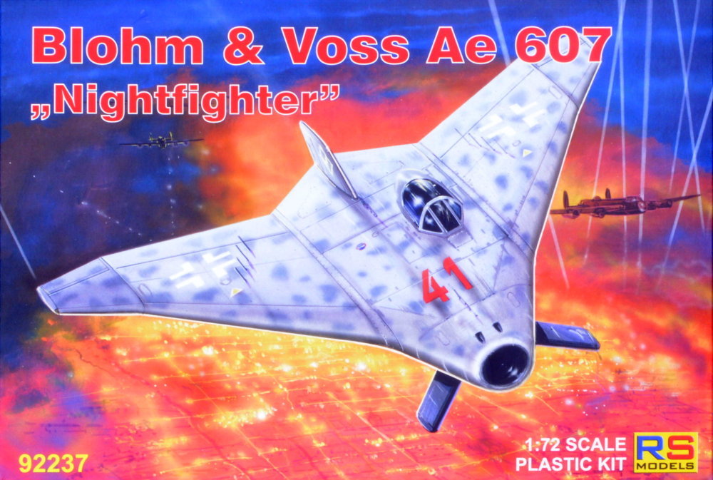 1/72 Blohm & Voss Ae 607 'Nightfighter' (4x camo)