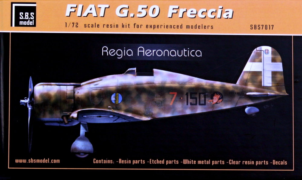 1/72 Fiat G.50 Freccia Regia Aeronautica (res.kit)