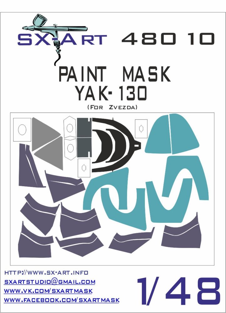 1/48 Yak-130 Painting Mask (ZVE)