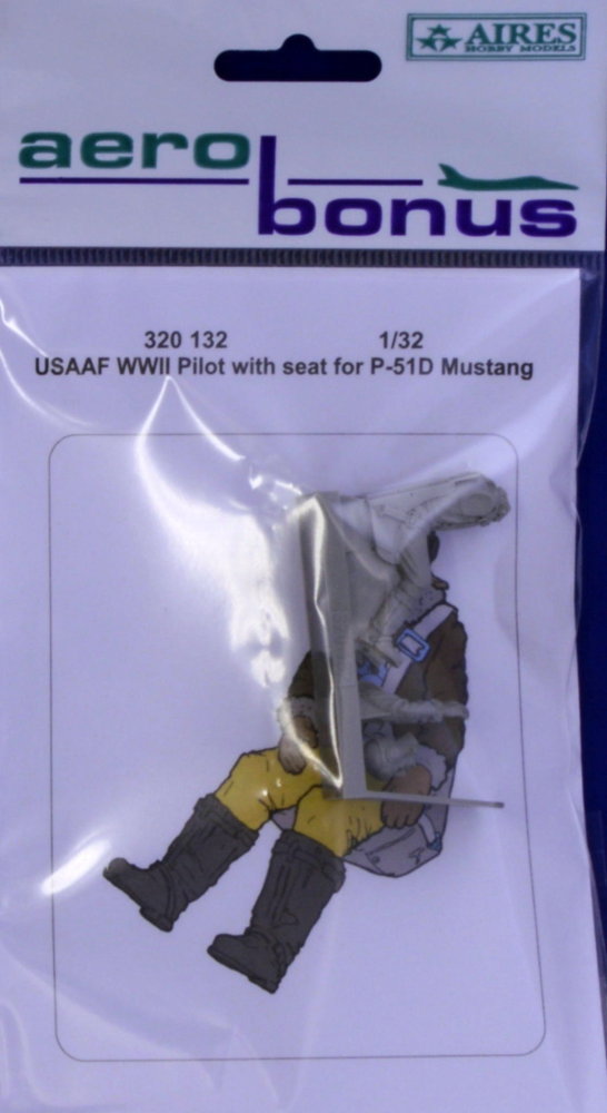 1/32 USAAF WWII Pilot w/ ej.seat for P-51D Mustang