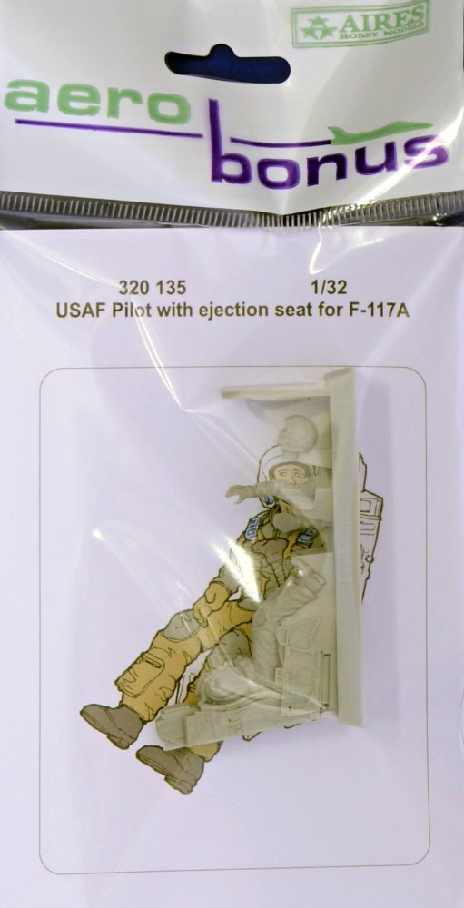 1/32 USAF Pilot with ejection seat for F-117A
