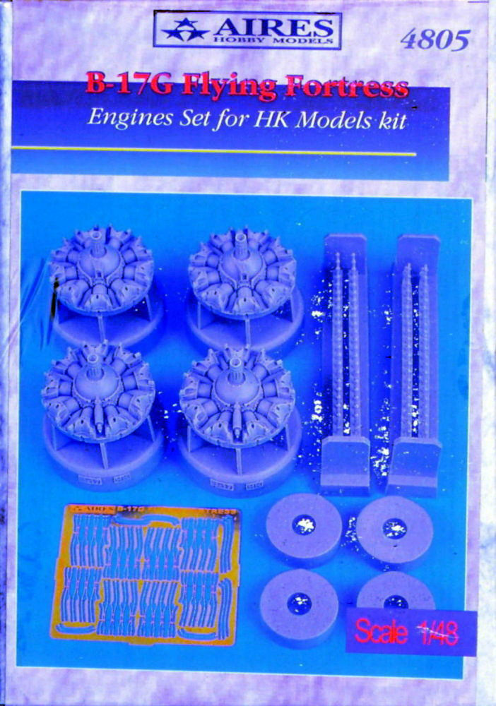 1/48 B-17G flying fortress engine set (HK MOD.)