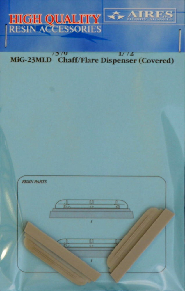 1/72 MiG-23MLD chaff/flare dispenser (covered)