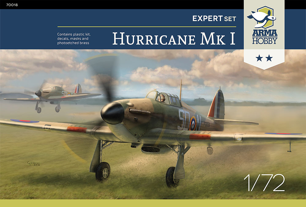 1/72 Hurricane Mk.I Expert Set (4x camo)