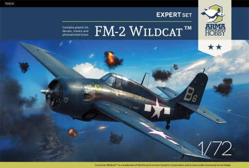 1/72 FM-2 Wildcat Expert Set (6x camo)