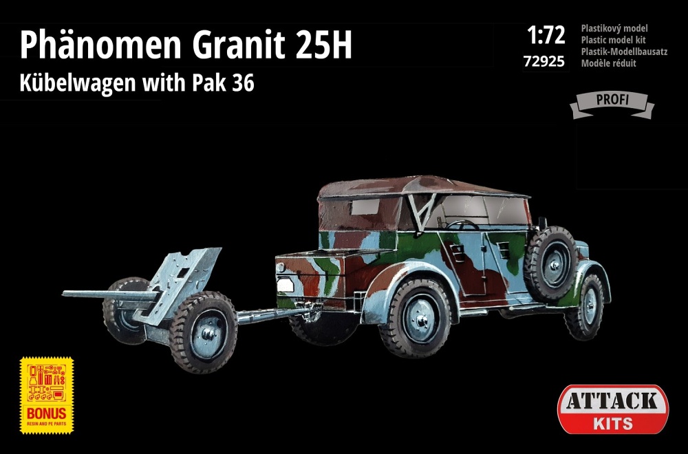 1/72 Ph.Granit 25H Kübelwagen w/ Pak 36 (incl.PE)