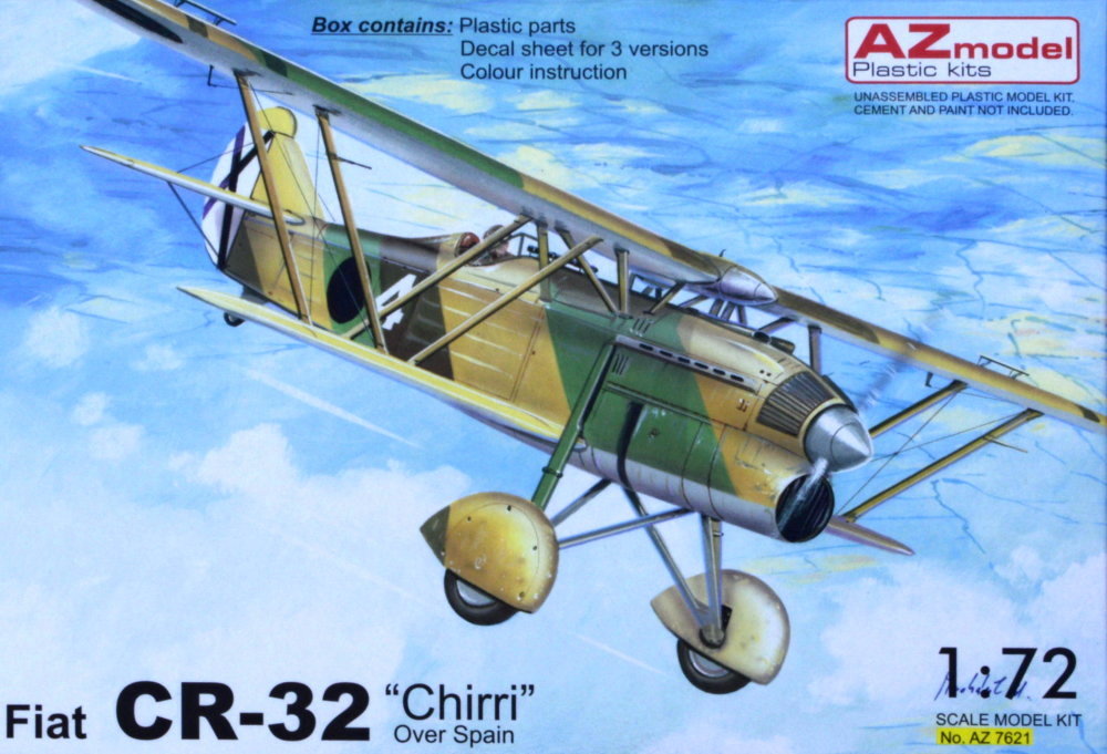 1/72 Fiat CR-32 Chirri over Spain (3x camo)