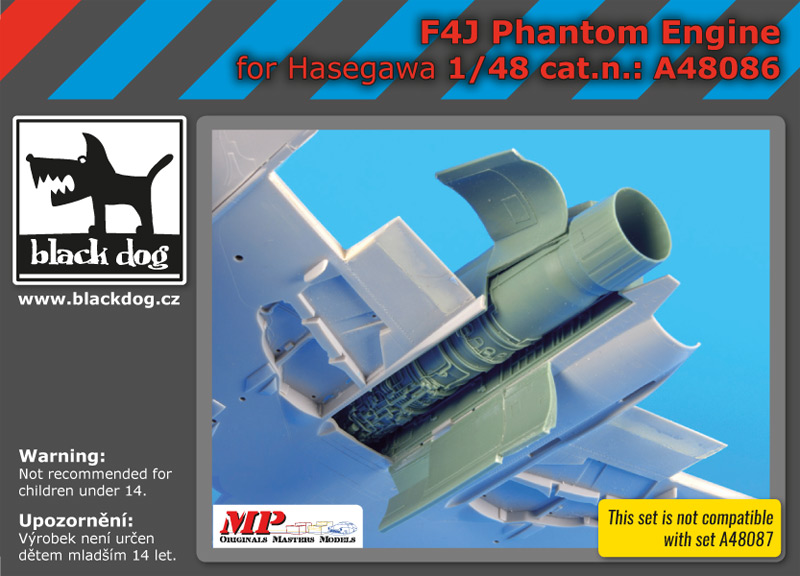 1/48 F4J Phantom engine (HAS)